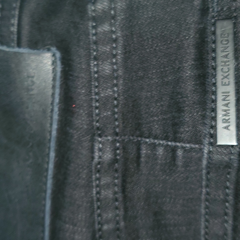 Armani Exchange Men's Black Jeans SZ 32R NWOT - Picture 6 of 10